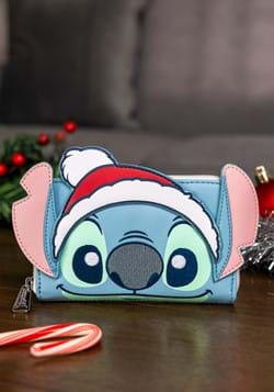 Loungefly Disney Stitch Holiday Cosplay Zip Wallet