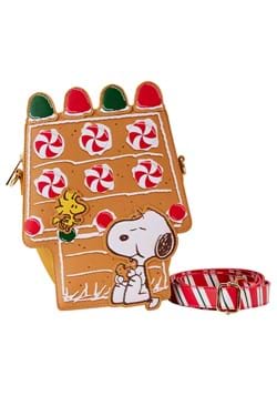 Loungefly Peanuts Snoopy Gingerbread House Crossbody Bag