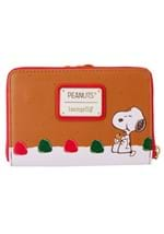 Loungefly Peanuts Snoopy Gingerbread Wreath Zip Wallet Alt 2