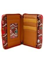 Loungefly Peanuts Snoopy Gingerbread Wreath Zip Wallet Alt 3