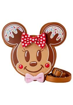 Loungefly Mickey Minnie Gingerbread Cookie Crossbody Bag