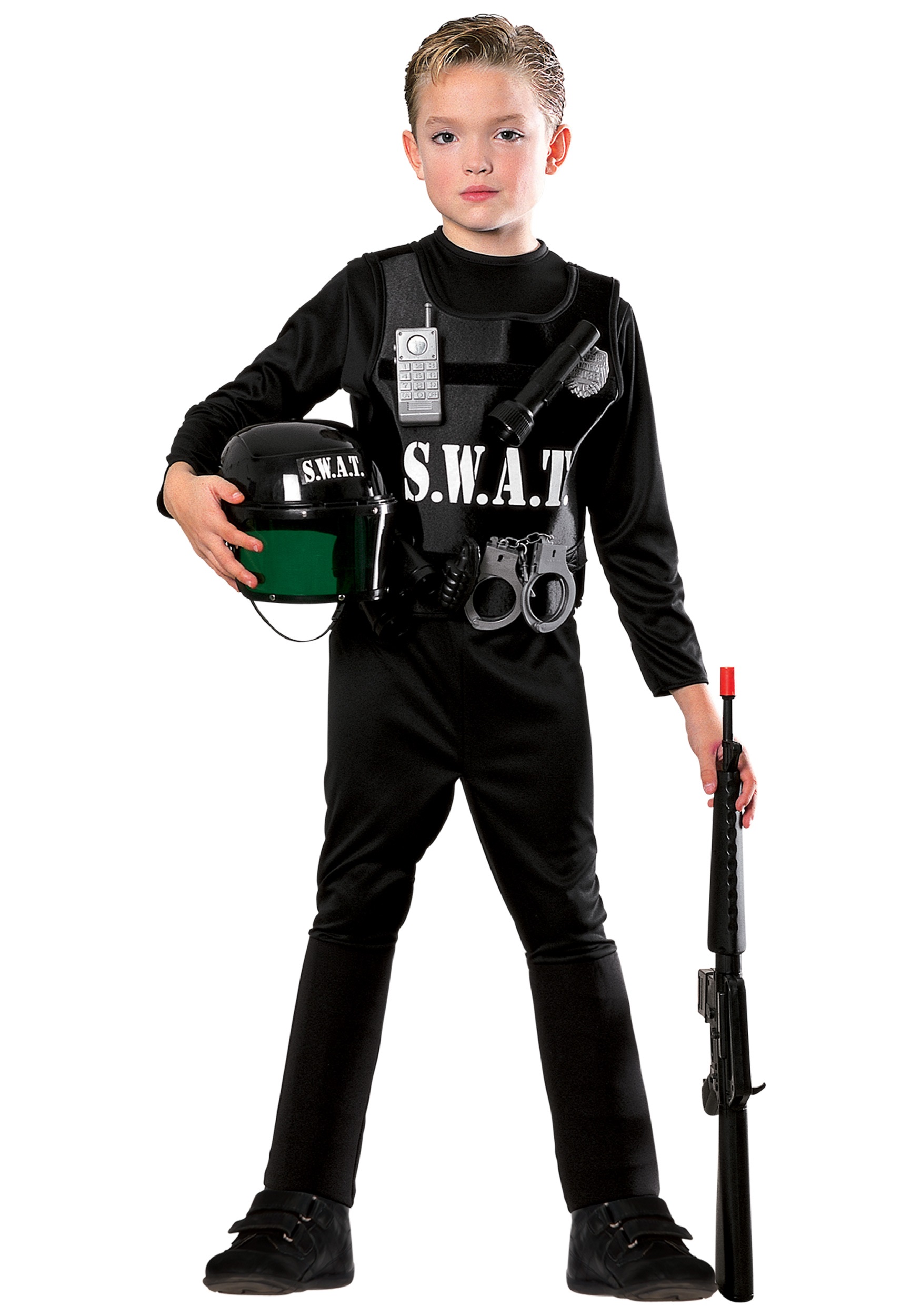 Dress Up America Swat Costume for Kids - Police SWAT Costume for Boys and  Girls