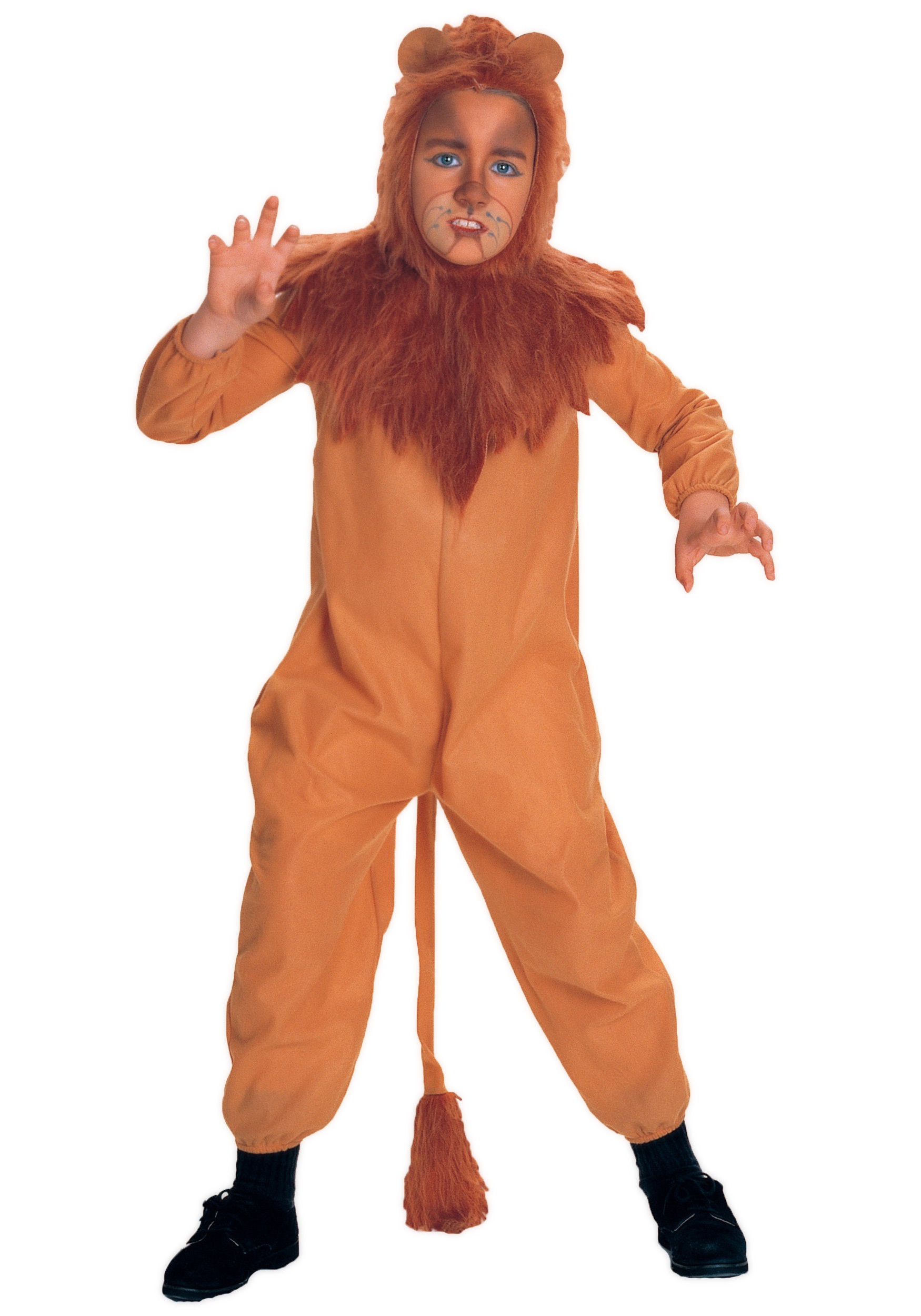 Photos - Fancy Dress Rubies Costume Co. Inc Kids Wizard of Oz Cowardly Lion Costume Brown RU882 