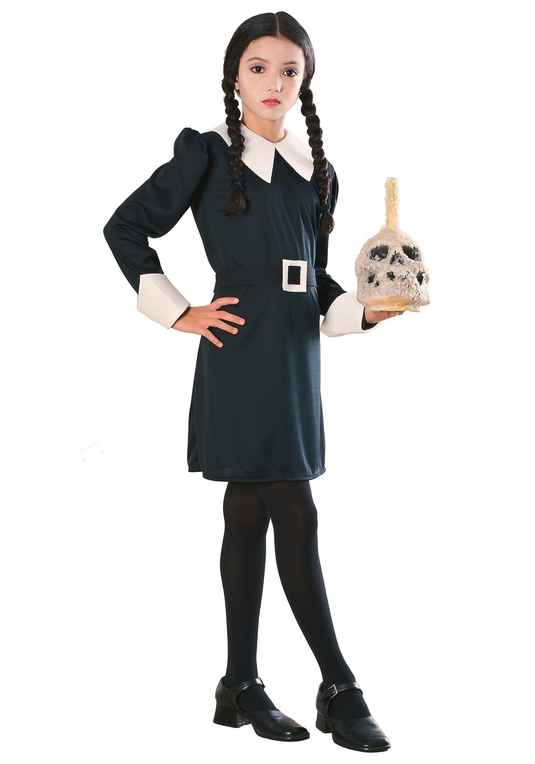 The Addams Family Wednesday Addams Gothic Cosplay Halloween Adult