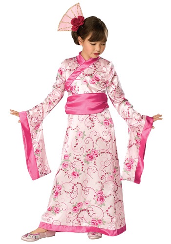 Kids Geisha Princess Costume
