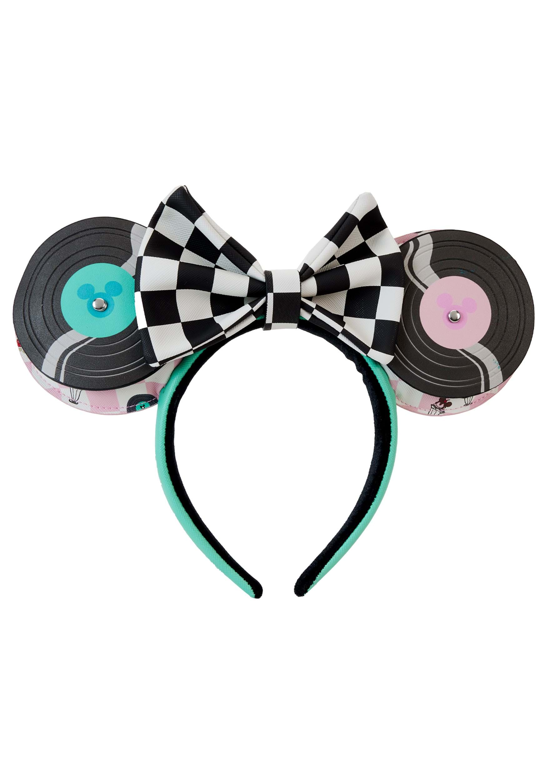 Mickey & Minnie Date Night Diner Records Headband