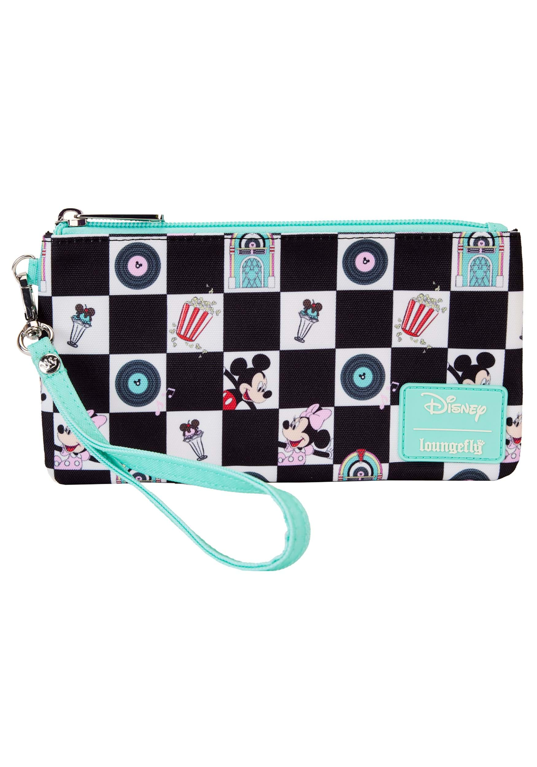 Mickey & Minnie Date Night Diner Wristlet Pouch