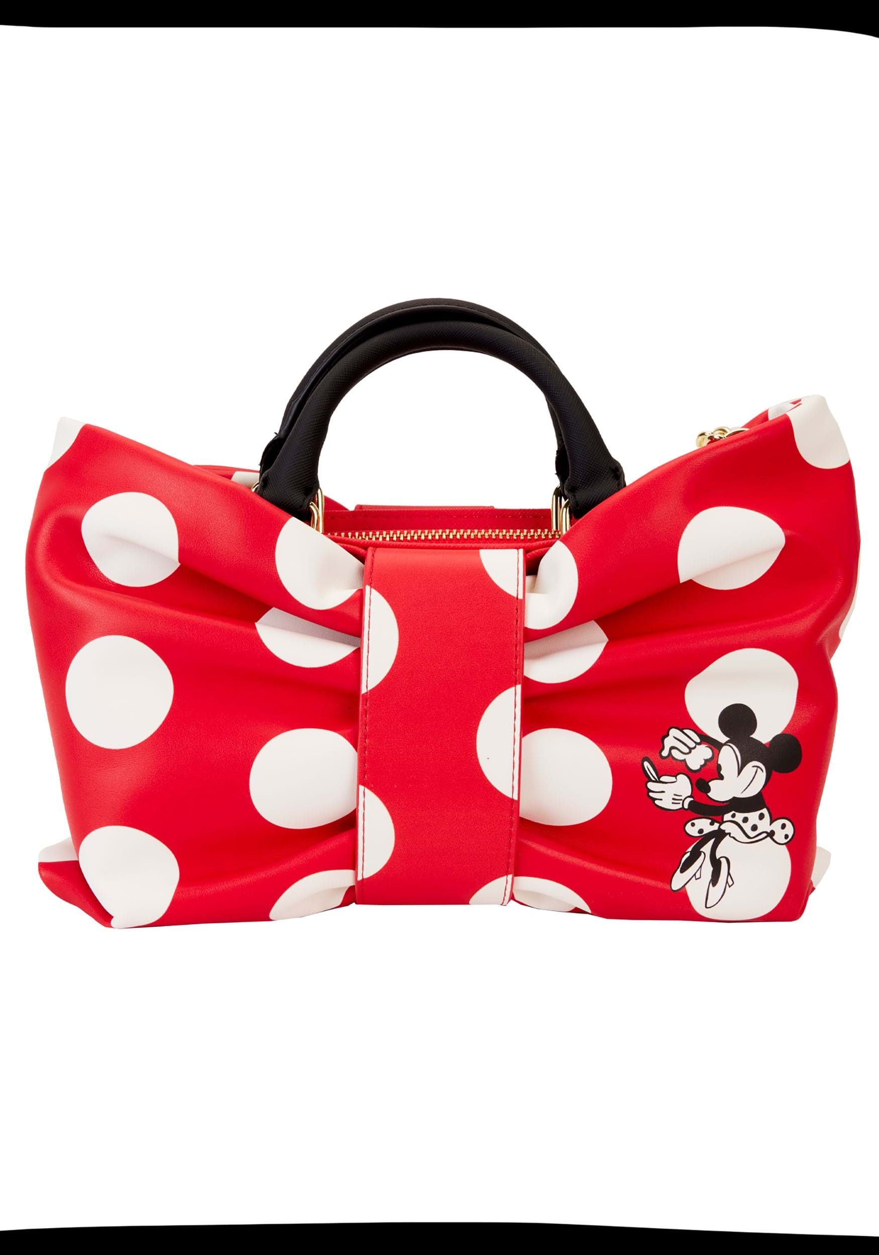 Minnie Mouse Rocks the Dots Figural Bow Bag