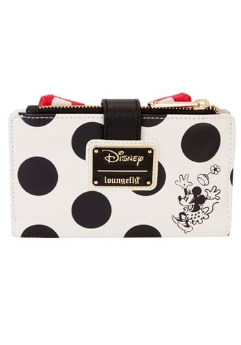Loungefly Minnie Rocks the Dots Classic Flap Wallet | Minnie Mouse Wallets