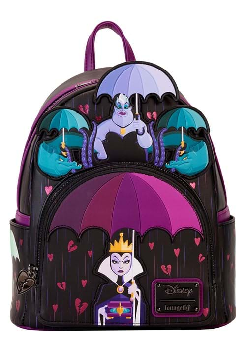 Loungefly Disney Villains Curse Your Hearts Mini Backpack