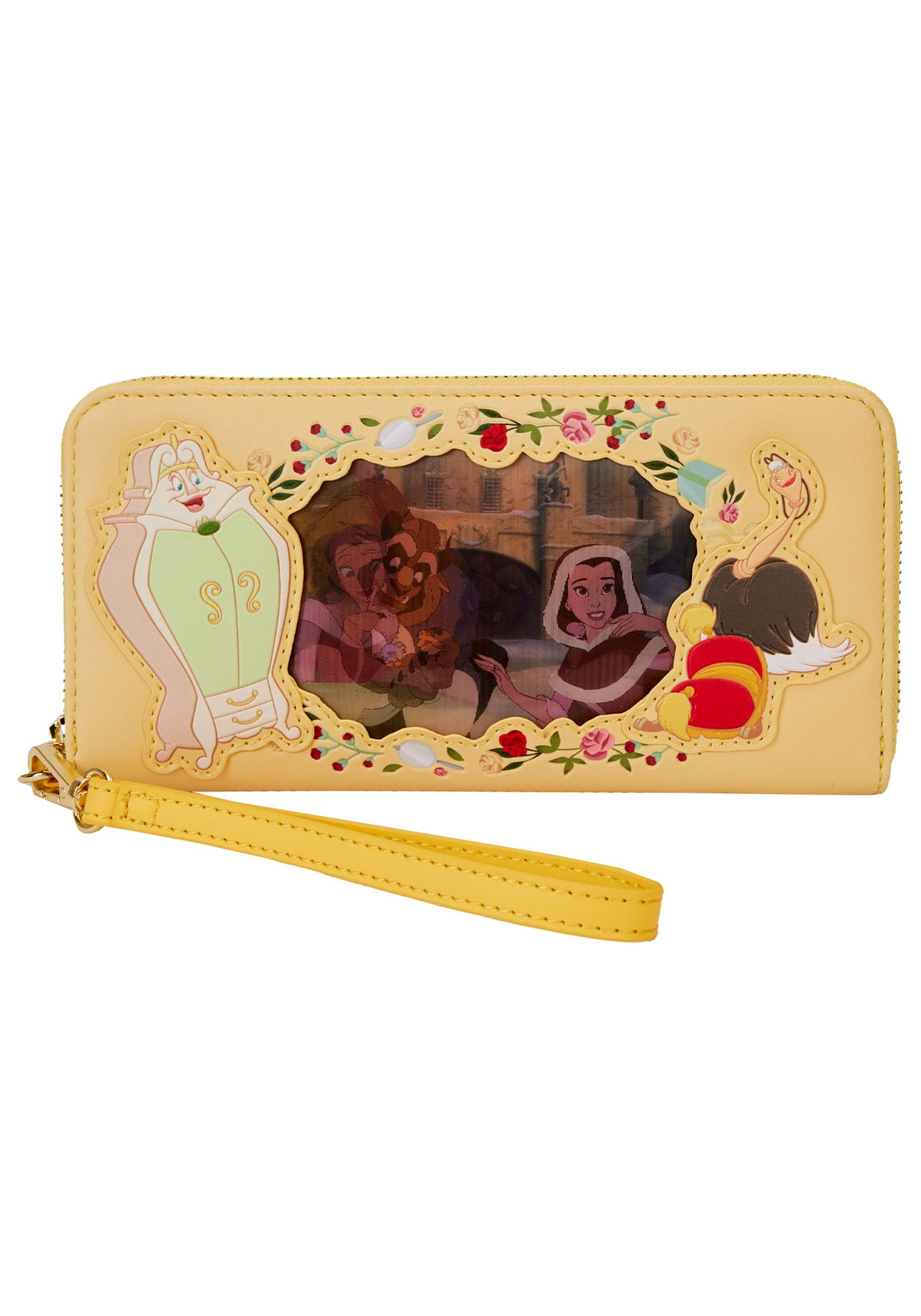 Loungefly Beauty and the Beast Lenticular Wristlet