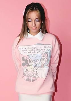 Pink Girls & Teens Girl Disney Mickey Mouse Regular Fit Crew Neck