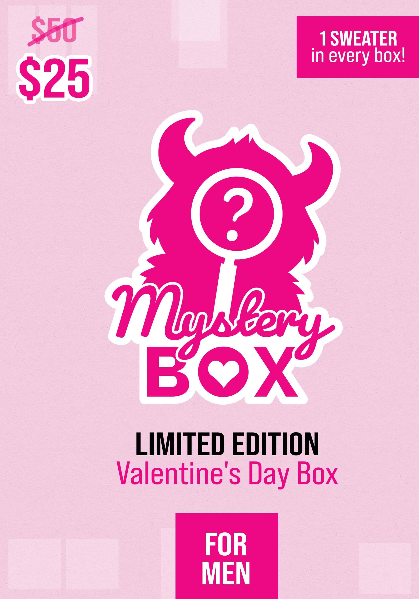 Valentine's Day Mystery Box for Men Mystery Boxes 2024