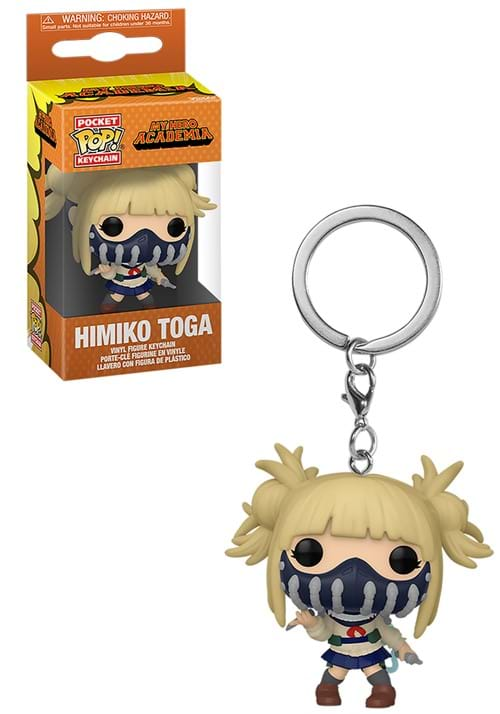 POP Keychain MHA Toga with Face Cover