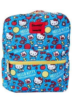Loungefly Hello Kitty AOP Nylon Square Mini Backpack