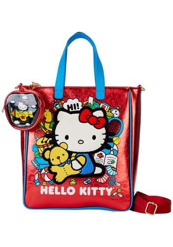 Loungefly Sanrio Hello Kitty Metallic Tote Bag with Coin Bag