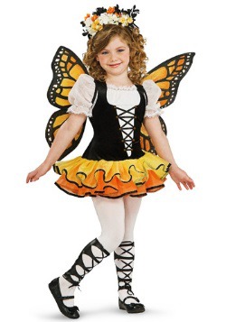 Girls Toddler Monarch Butterfly Fairy Costume