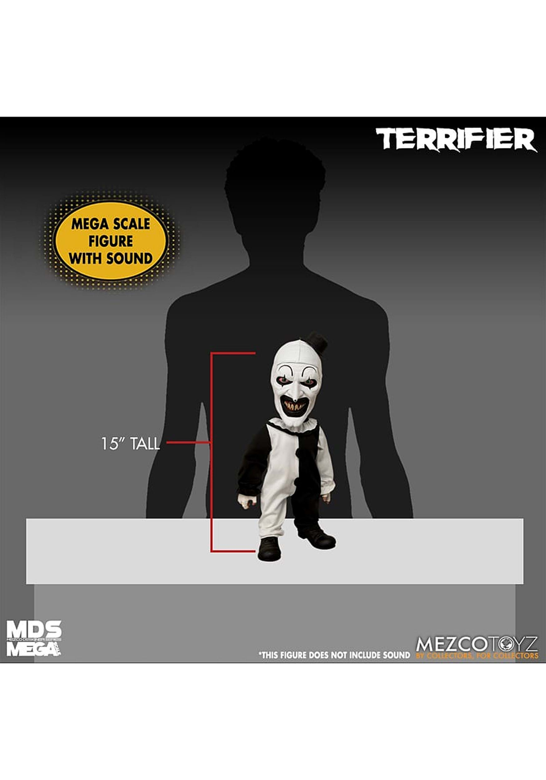 MDS Mega Scale Terrifier Art the Clown with Sound Collectible | Horror 