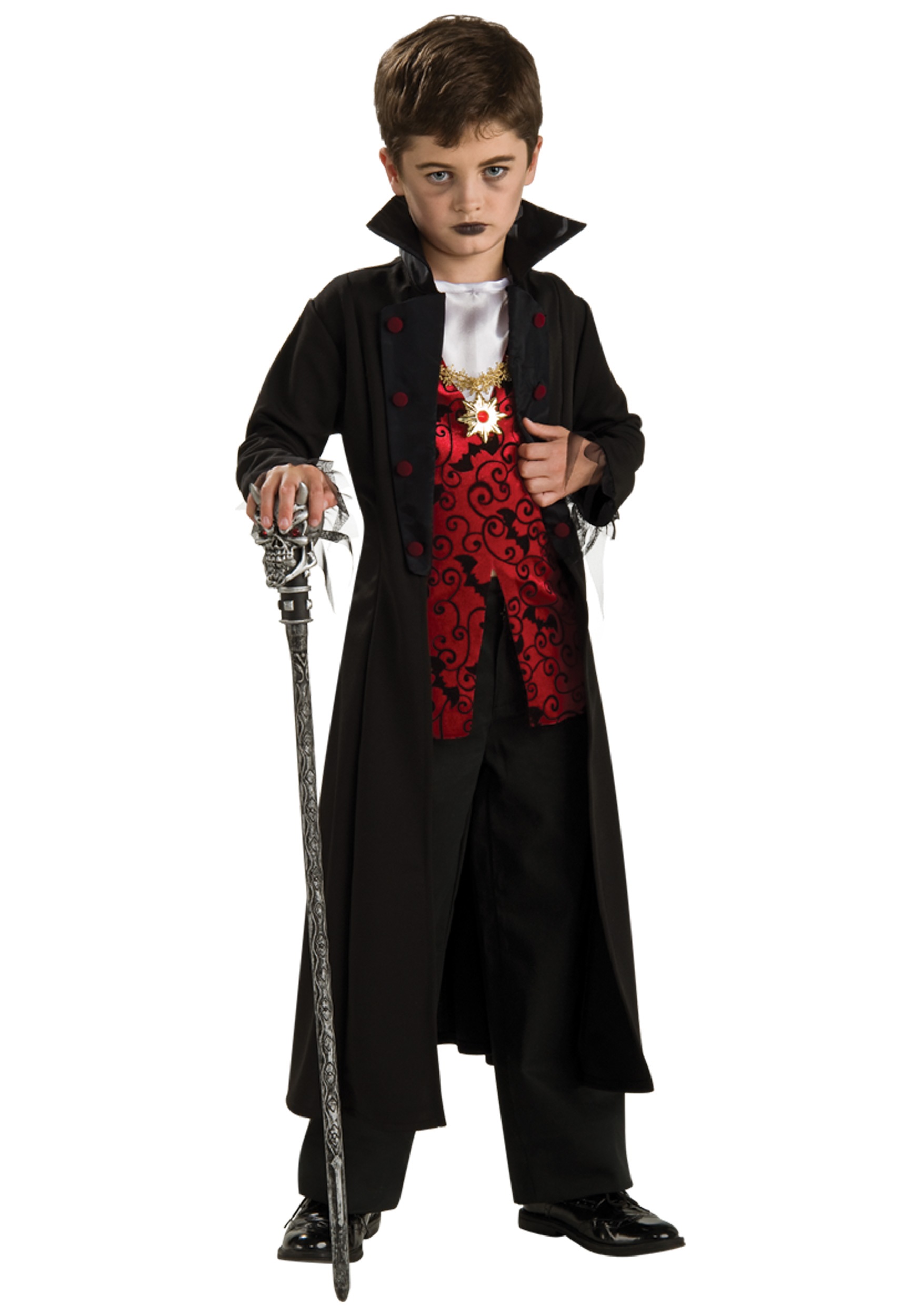 Photos - Fancy Dress Rubies Costume Co. Inc Vampire Dark Lord Costume for Kids Black RU883917 