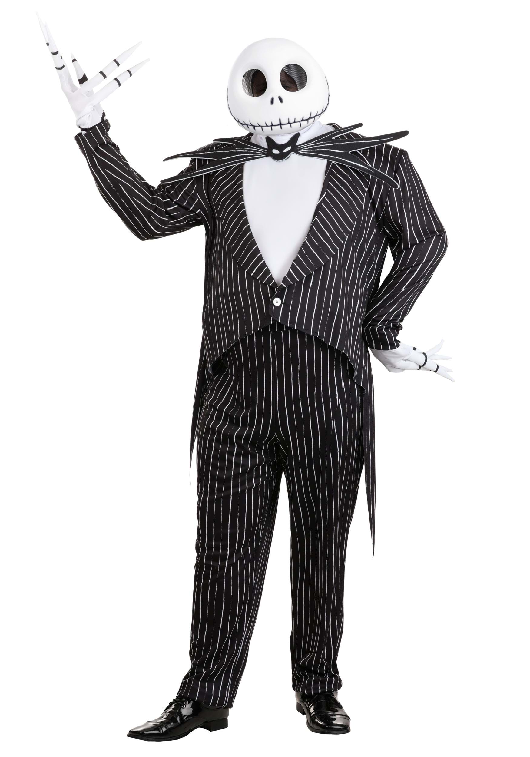 Plus Size Deluxe Disney Jack Skellington Costume for Men | Disney Costumes