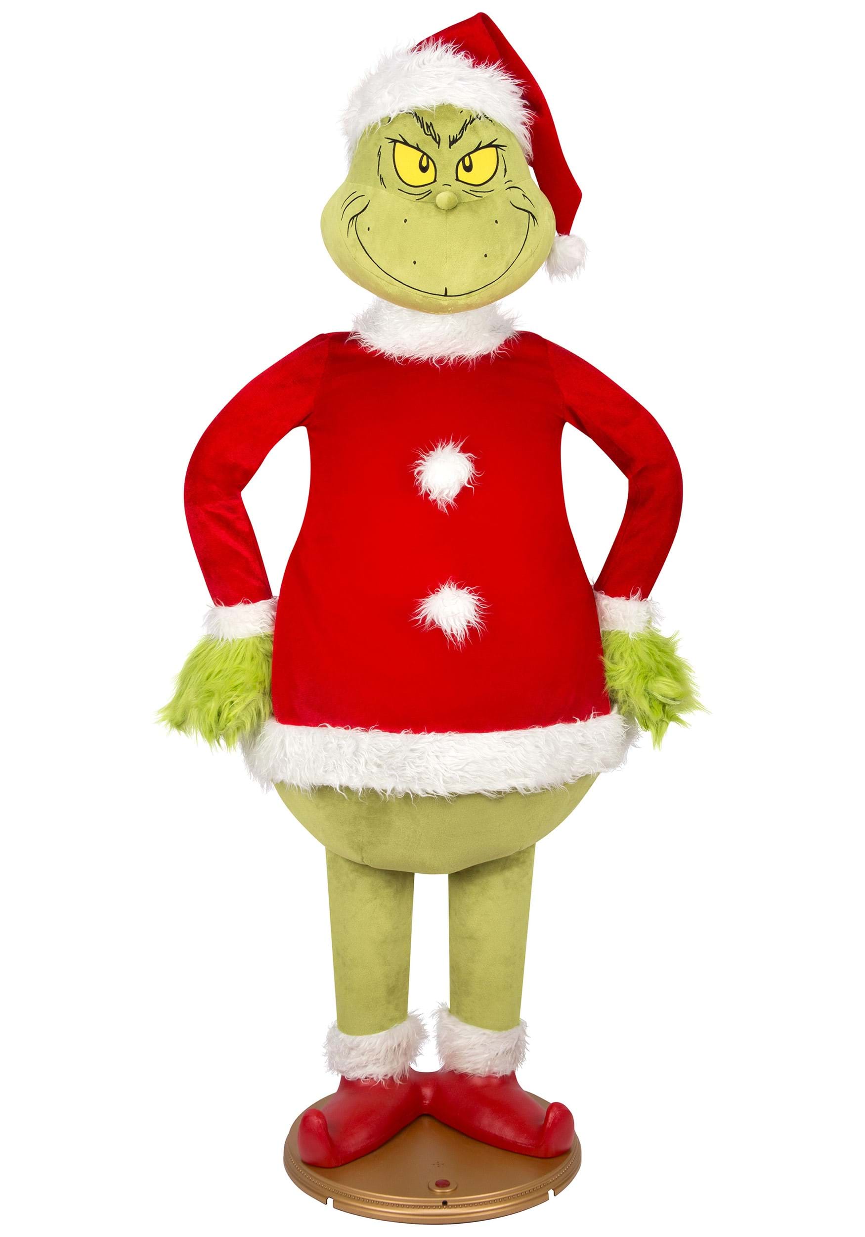 Grinch Santa Animatronic | Grinch Christmas Decorations