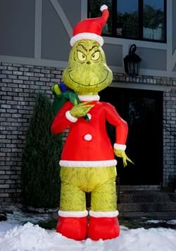 Grinch Santa Inflatable Christmas Decoration