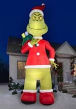 Grinch Santa Claus Inflatable Decor Alt 3
