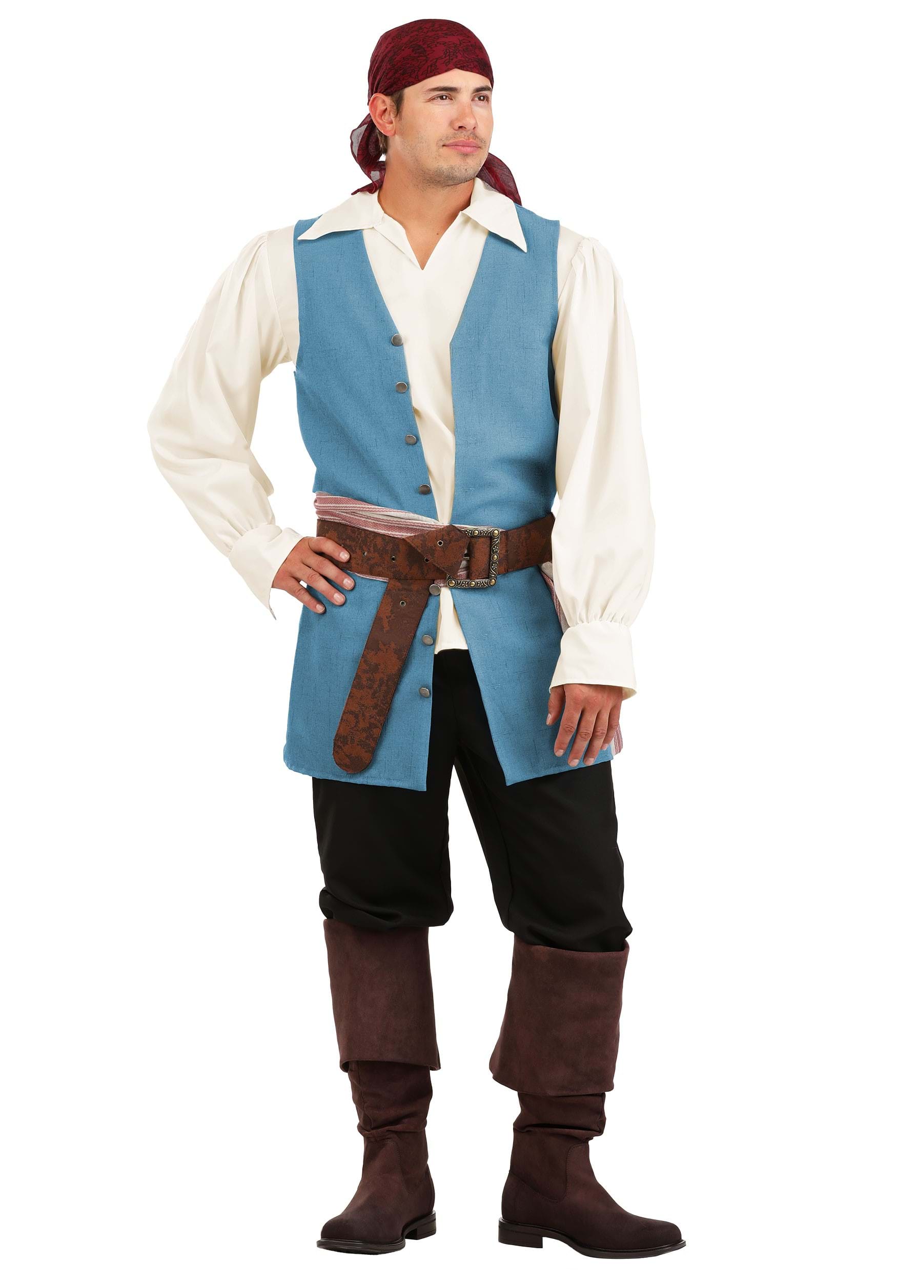 Deluxe Disney Jack Sparrow Costume Kit for Adults | Disney Accessories