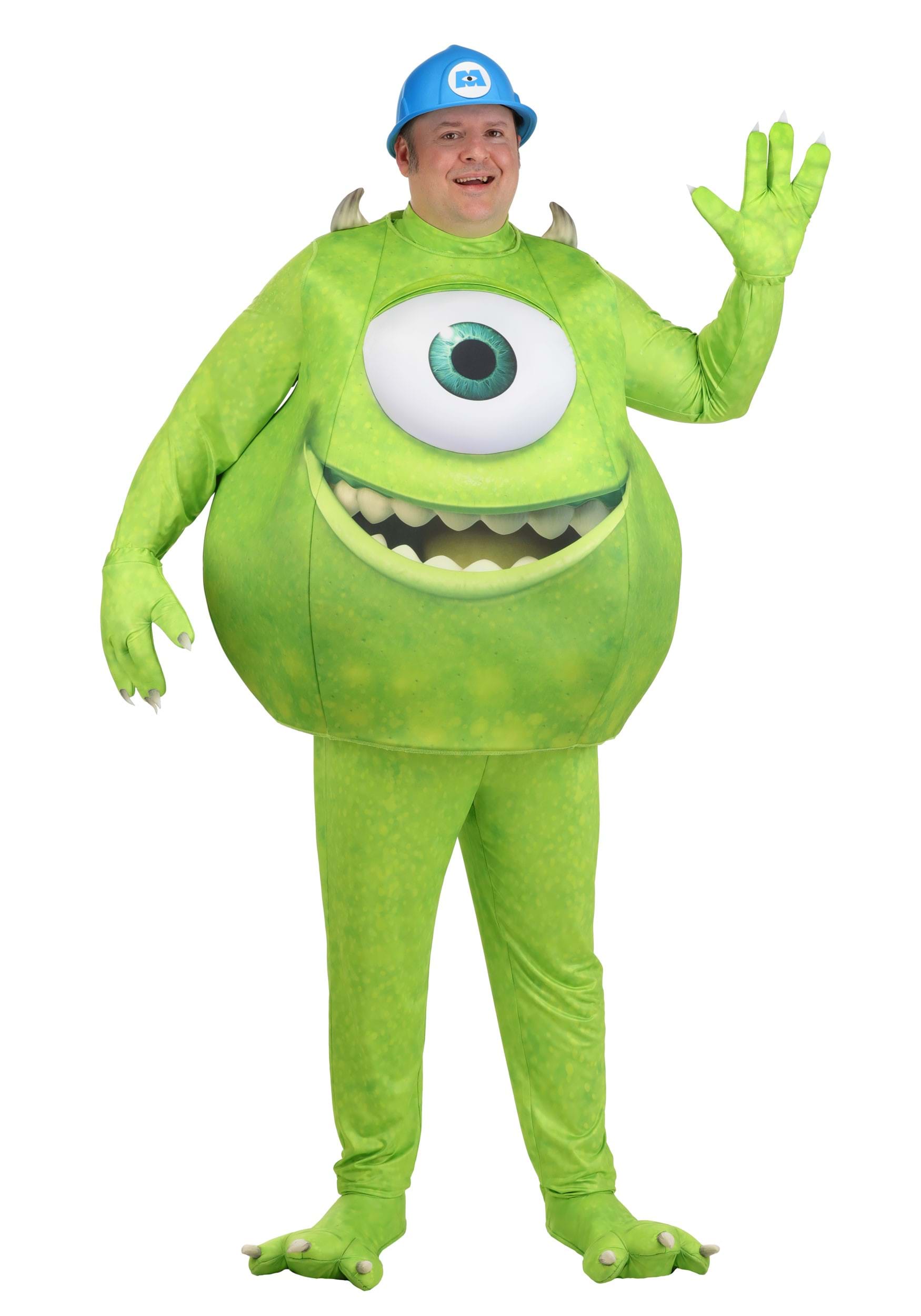 Plus Size Deluxe Pixar Mike Wasowski Costume for Men | Disney Costumes