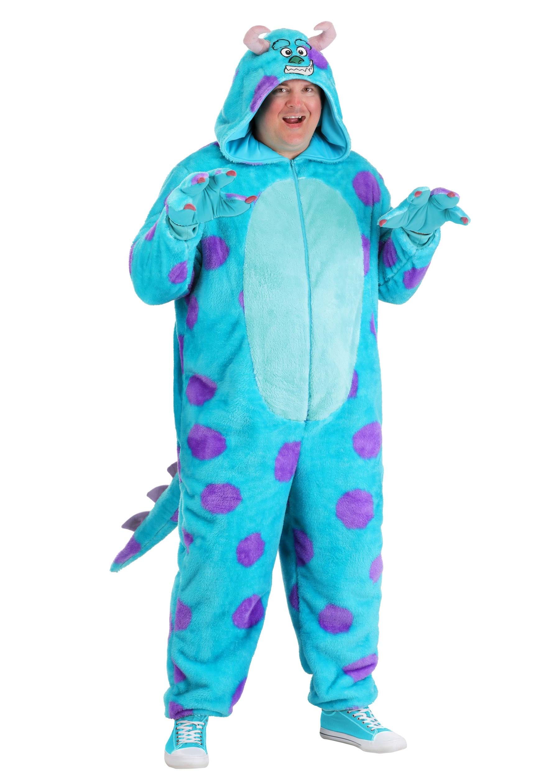 Plus Size Pixar Sulley Costume Onesie for Adults | Monsters Inc Costumes