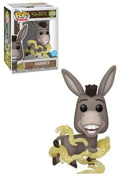 POP Movies Shrek DreamWorks 30th Donkey Glitter