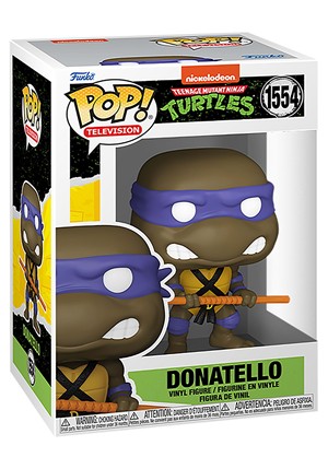 Figurine Funko Pop! Donatello (TMNT Rétro) - Vinyle 9,5 Cm - Collection, Cadeau Pour Fans