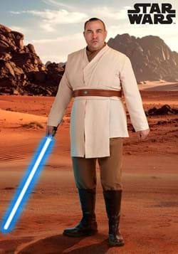 Mens Plus Size Deluxe Star Wars Jedi Costume