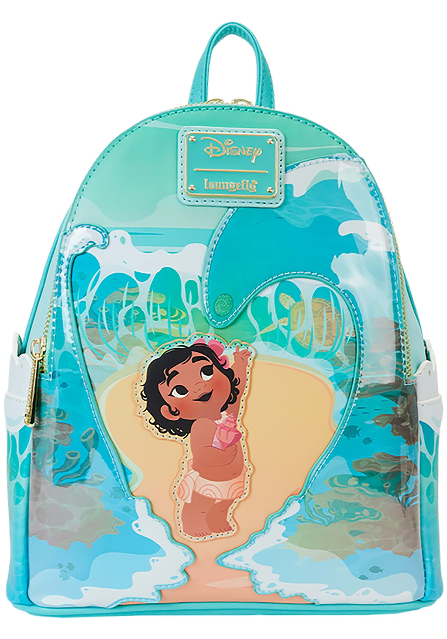 Disney Moana Ocean Waves Loungefly Mini Backpack