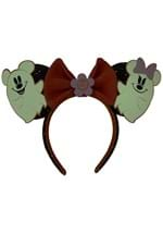 Loungefly Mickey Minnie Floral Ghost Glow Ear Headband Alt 2