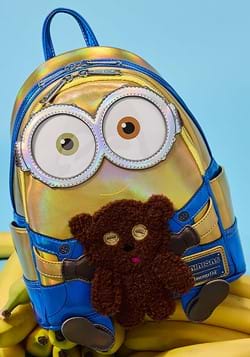 Loungefly Despicable Me Minions Bob Iridescent Mini Backpack
