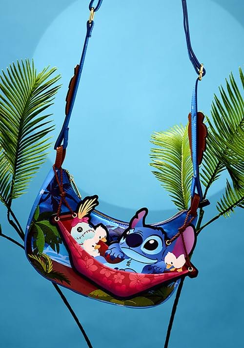 Loungefly Disney Stitch Camping Cuties Crossbody Bag