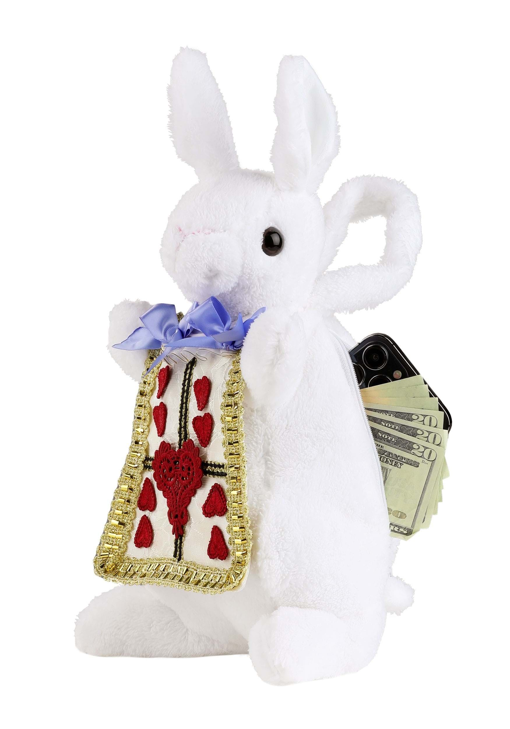 White Rabbit Purse for Alice in Wonderland