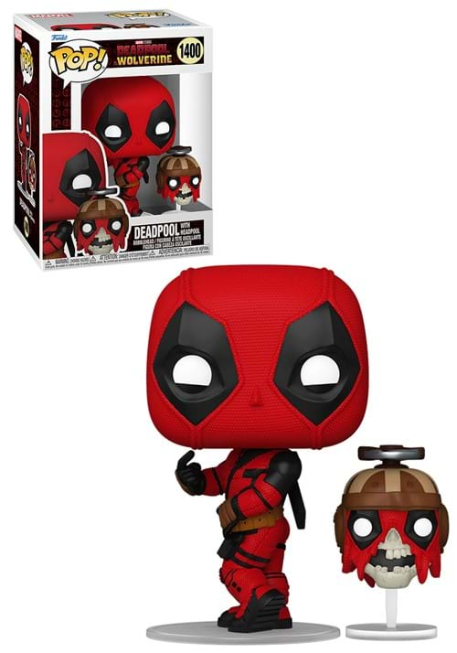 Deadpool &Wolverine Deadpool with Headpool Funko