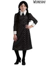 Kid's Polka Dot Wednesday Addams Costume Dress Alt 1