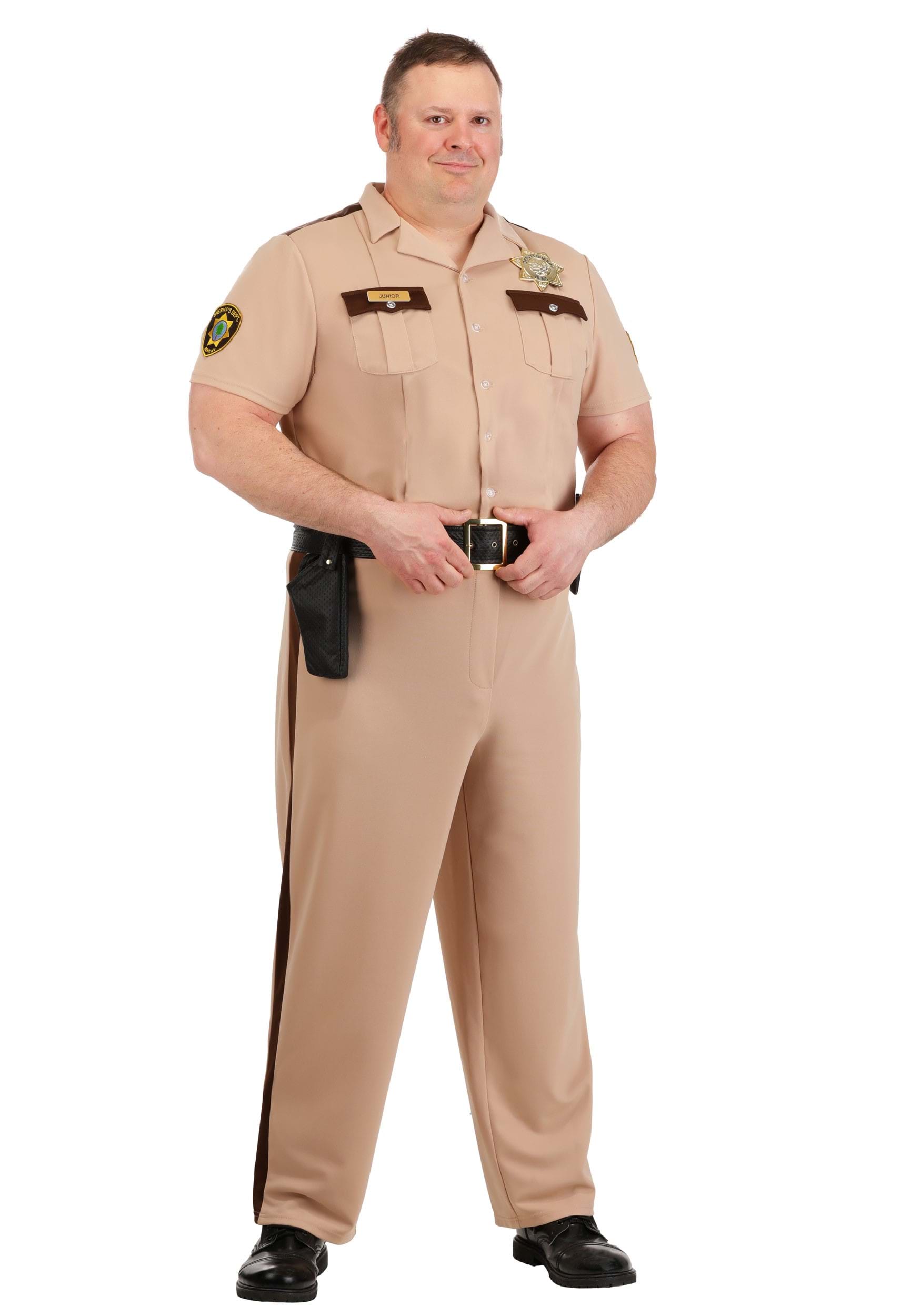 Plus Size Reno 911 Deputy Officer Costume for Men | TV Show Costumes