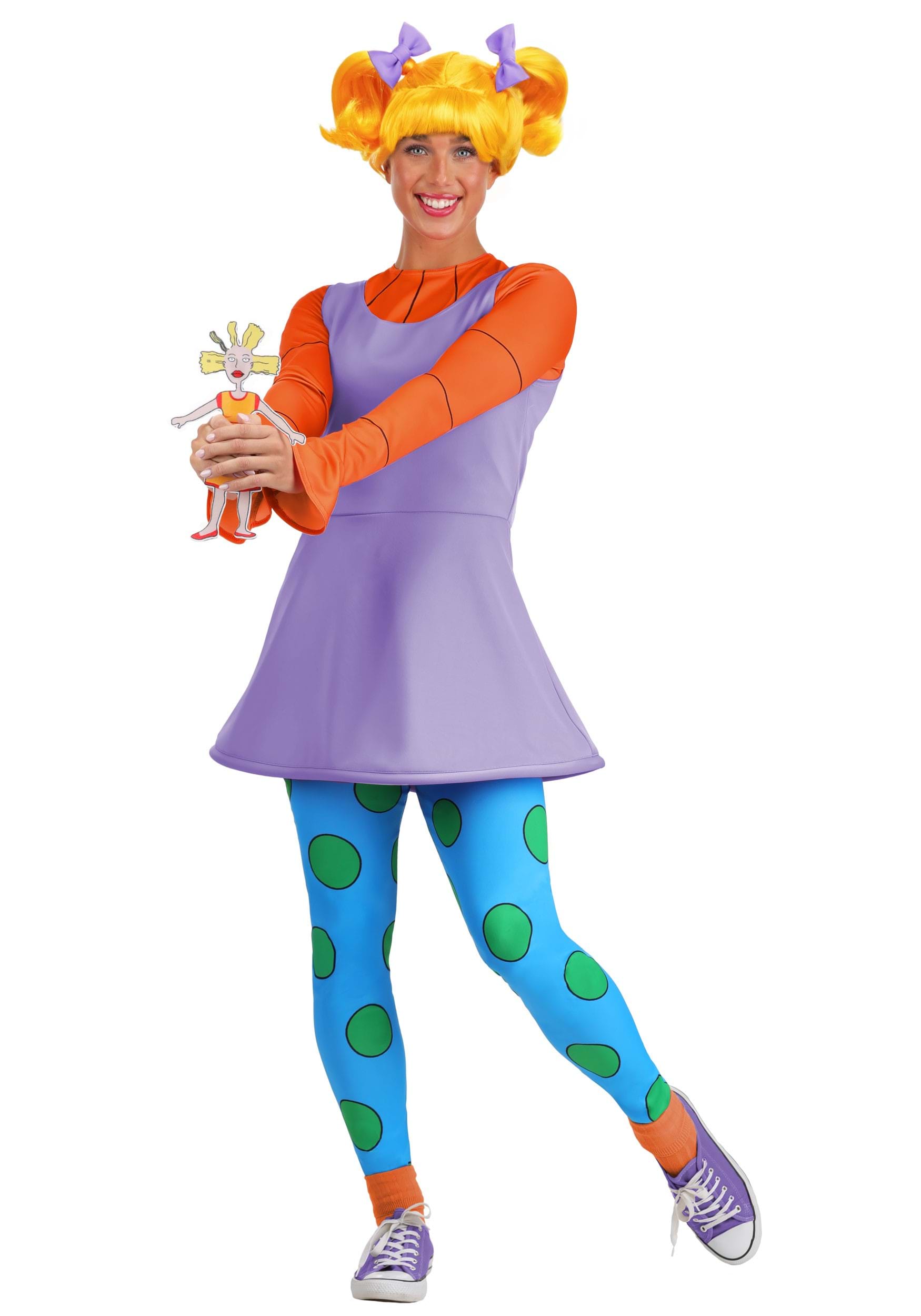 Nickelodeon Rugrats Angelica Womens Costume | Nickelodeon Costumes