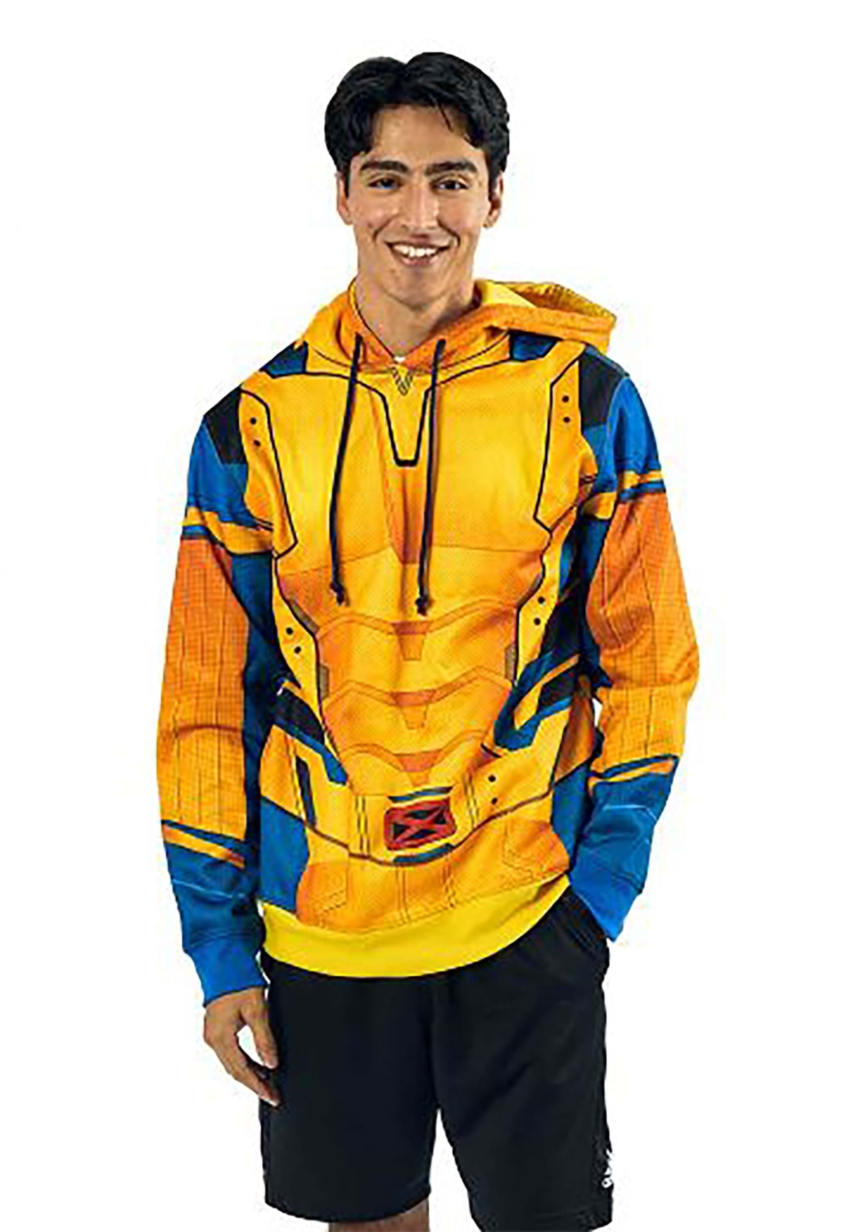 Marvel Wolverine Cosplay Adult Costume Hoodie | Marvel Costumes