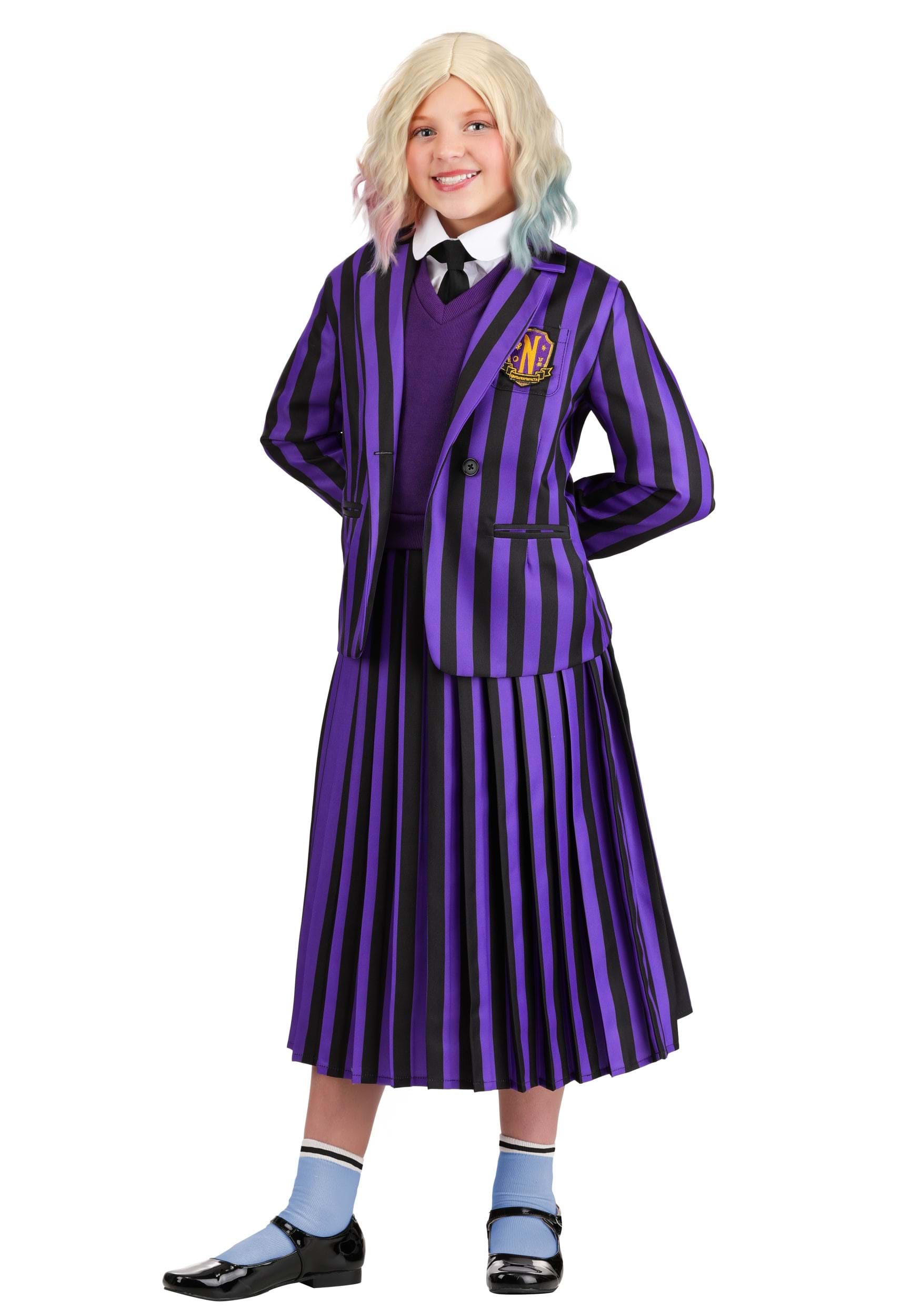 Nevermore Academy Enid Sinclair Wednesday Costume for Girls | TV Show Costumes