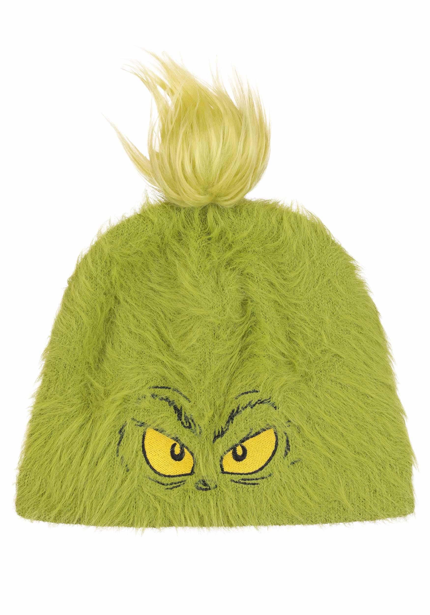 Dr. Seuss Grinch Fuzzy Adult Beanie | Dr. Seuss Accessories
