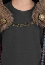 Black Faux Fur Collar Viking Cape  Alt 2