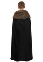 Black Faux Fur Collar Viking Cape  Alt 4