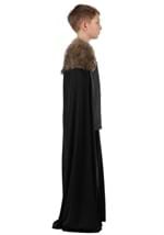 Black Faux Fur Collar Viking Cape  Alt 6