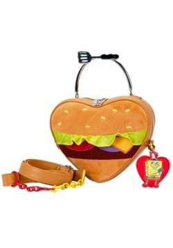 Loungefly Spongebob Krabby Patty Plush Crossbody Bag