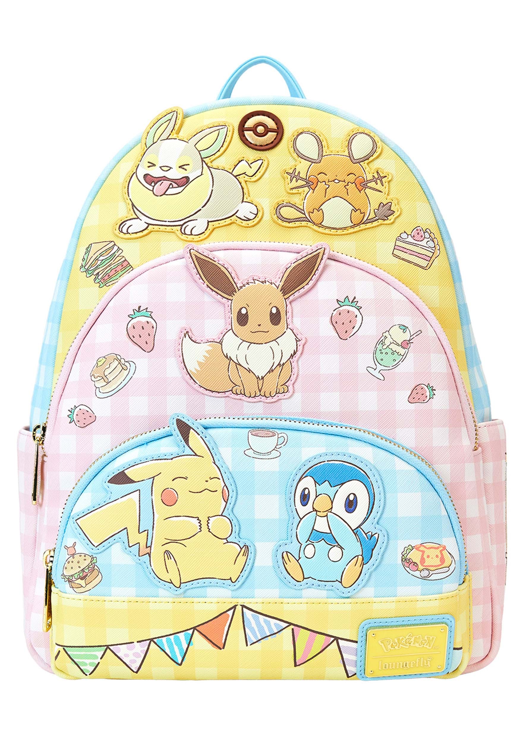 Loungefly Pokémon Café Triple Pocket Backpack | Pokémon Accessories